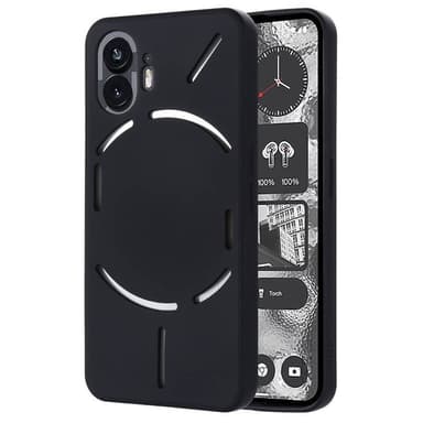 Liquid silikone cover Nothing CMF Phone 1 - Sort