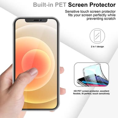 Cover iPhone 12 MINI Etui Case (Gennemsigtig)