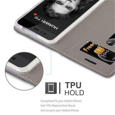 Huawei P10 Pungetui Cover Case (Grå)