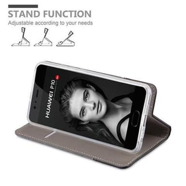 Huawei P10 Pungetui Cover Case (Grå)