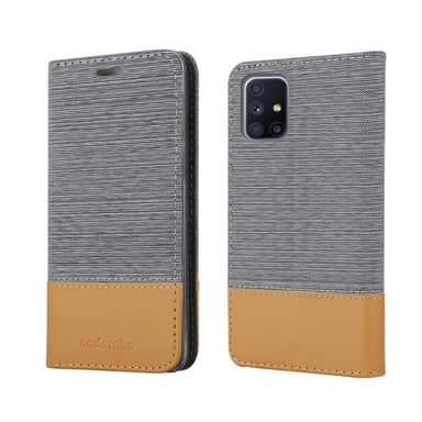 Samsung Galaxy M51 Pungetui Cover Case (Grå)
