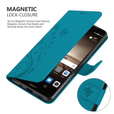 Huawei MATE 9 Pungetui Cover Case (Blå)