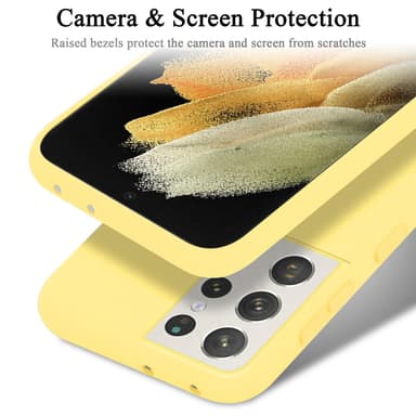 Samsung Galaxy S21 ULTRA Cover Etui Case (Gul)