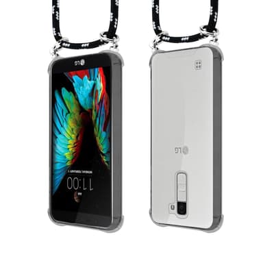 Etui LG K10 2016 Cover Kæde (Sort)