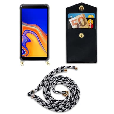 Samsung Galaxy J4 PLUS Etui Cover Kæde (Grå)