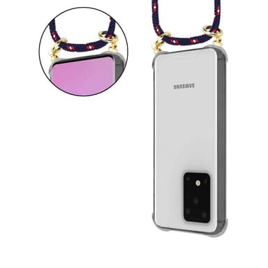Samsung Galaxy S20 ULTRA Etui Cover Kæde (Blå)