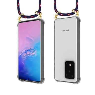 Samsung Galaxy S20 ULTRA Etui Cover Kæde (Blå)