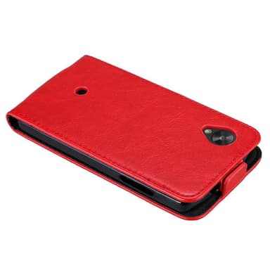 LG Google NEXUS 5 Pungetui Flip Cover (Rød)