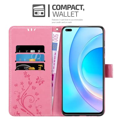 Honor 50 LITE Pungetui Cover Case (Lyserød)
