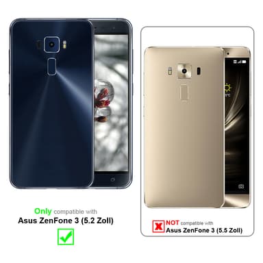 Asus ZenFone 3 (5.2 tomme) Pungetui Flip Cover (Brun)