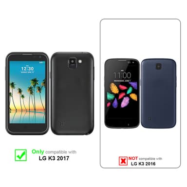 LG K3 2017 Cover Etui Case (Brun)