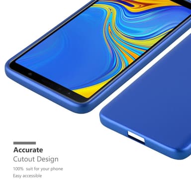 Samsung Galaxy A7 2018 Cover Etui Case (Blå)