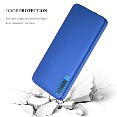 Samsung Galaxy A7 2018 Cover Etui Case (Blå)