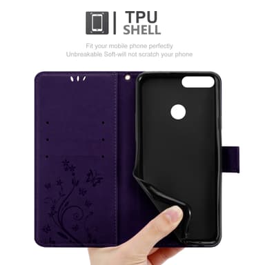Honor 9 LITE Pungetui Cover Case (Lilla)
