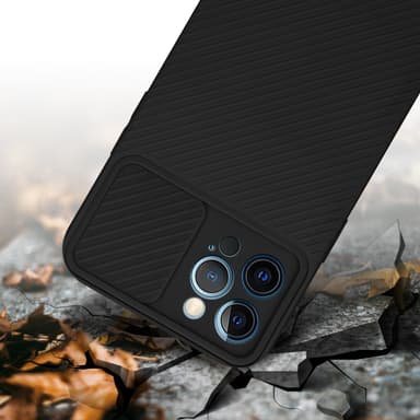 iPhone 12 PRO MAX Cover Etui Case (Sort)