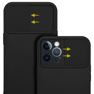 iPhone 12 PRO MAX Cover Etui Case (Sort)