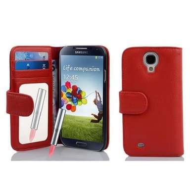 Samsung Galaxy S4 Pungetui Cover Case (Rød)