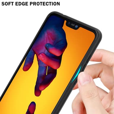 Cover Huawei P20 LITE 2018 / NOVA 3E Etui Case (Sort)