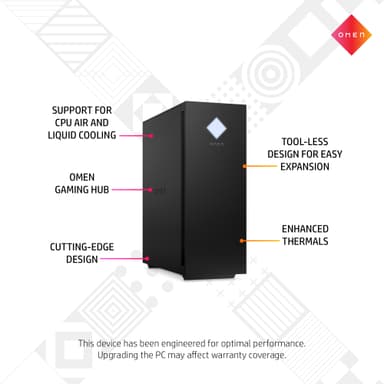 HP Omen 25L i7-14F/16/2TB/4070S gaming desktop