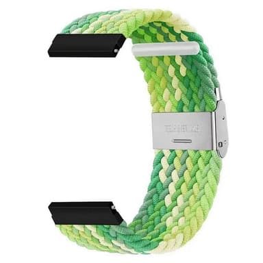 Flettet elastisk urrem Suunto Race (49mm) - Gradientgreen