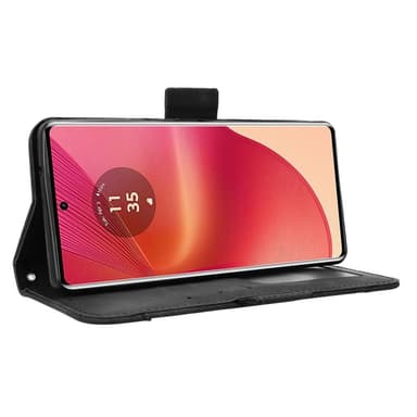 SKALO Motorola Edge 50 Fusion 6-RUM Pungetaske - Sort