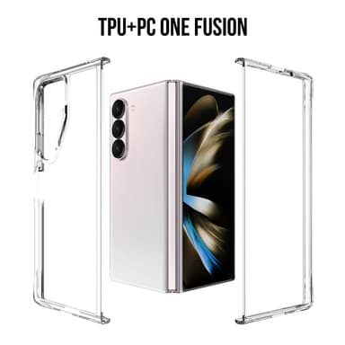 SKALO Samsung Z Fold6 TPU Clear Hybrid Cover - Gennemsigtig