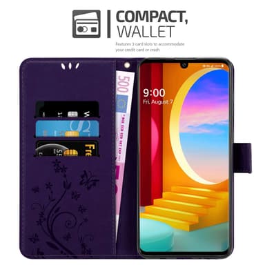 LG Velvet Pungetui Cover Case (Lilla)