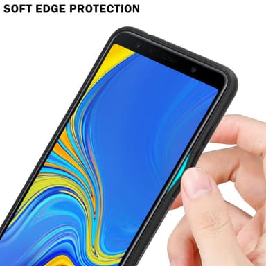 Cover Samsung Galaxy A7 2018 Etui Case (Sort)