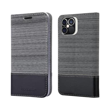 iPhone 12 PRO MAX Pungetui Cover Case (Grå)