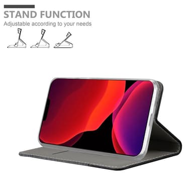 iPhone 12 PRO MAX Pungetui Cover Case (Grå)