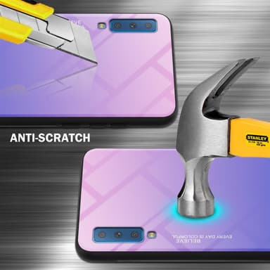 Cover Samsung Galaxy A7 2018 Etui Case (Sort)