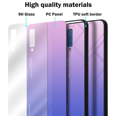 Cover Samsung Galaxy A7 2018 Etui Case (Sort)