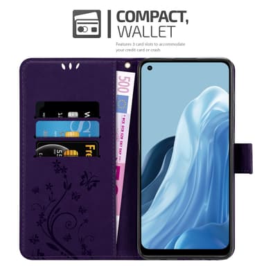 Realme 7 5G Pungetui Cover Case (Lilla)