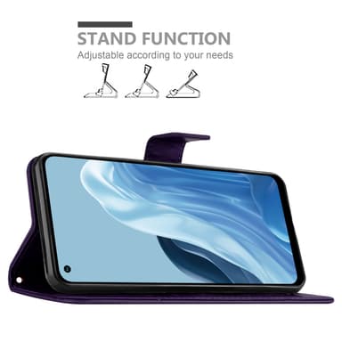 Realme 7 5G Pungetui Cover Case (Lilla)