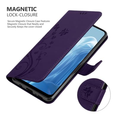 Realme 7 5G Pungetui Cover Case (Lilla)