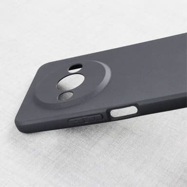 SKALO Xiaomi Redmi A3 Ultratynd TPU-skal - Sort