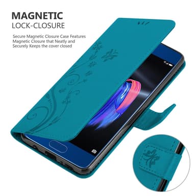 Honor 9 Pungetui Cover Case (Blå)