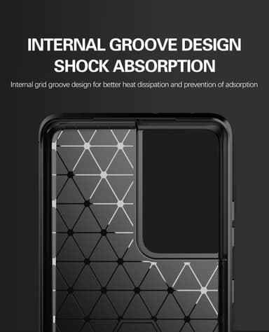 Samsung Galaxy S21 ULTRA Cover TPU Etui (Blå)