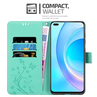 Honor 50 LITE Pungetui Cover Case (Turkis)