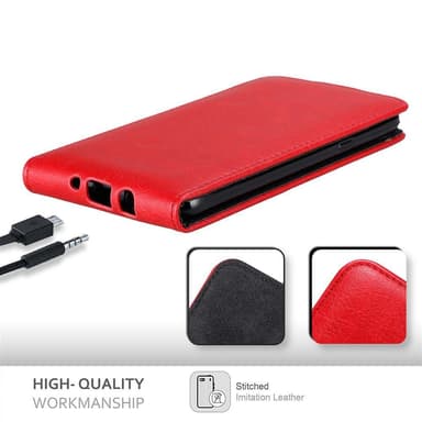 Samsung Galaxy J7 2016 Pungetui Flip Cover (Rød)