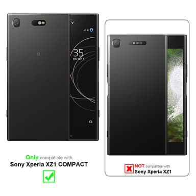 Sony Xperia XZ1 COMPACT Cover Etui Case (Rød)