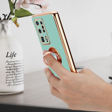 Huawei P40 PRO+ Cover Etui Case (Turkis)