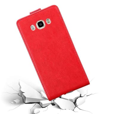 Samsung Galaxy J7 2016 Pungetui Flip Cover (Rød)