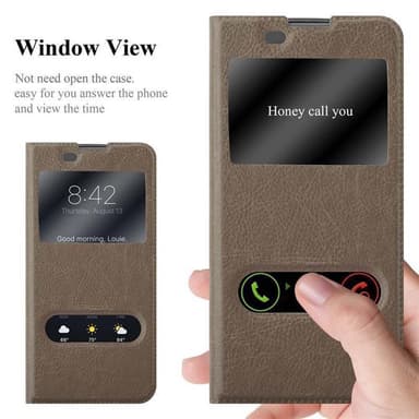 Pungetui LG K8 2016 Cover Case (Brun)