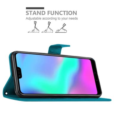 Honor 10 Pungetui Cover Case (Blå)