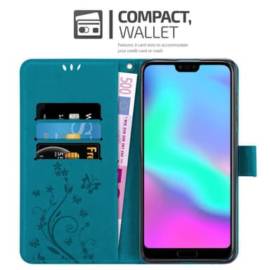 Honor 10 Pungetui Cover Case (Blå)