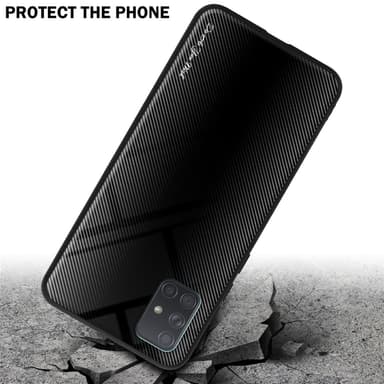 Cover Samsung Galaxy A71 4G Etui Case (Sort)