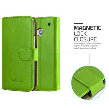 Cover HTC ONE M7 Etui Case (Grøn)