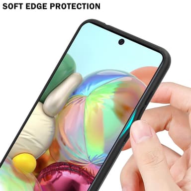 Cover Samsung Galaxy A71 4G Etui Case (Sort)