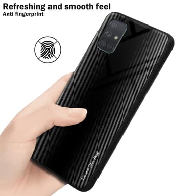 Cover Samsung Galaxy A71 4G Etui Case (Sort)